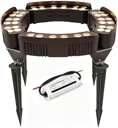 DC 24V Ring Tree Light Outdoor Landscape Uplight with Transformer by KPHYMOD