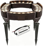 DC 24V Ring Tree Light Outdoor Landscape Uplight with Transformer by KPHYMOD