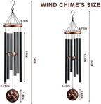 Dog Memorial Gifts for Loss of Dog, 34" Pet Memorial Wind Chimes - Image 3