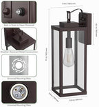 DORESshop Outdoor Wall Lights, Exterior Lighting Fixtures, Dusk to Dawn 16" - Image 5