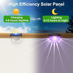 Melunar 12 Pack Solar Deck Lights Outdoor, Solar Step Lights Waterproof for Outside, Yard, Patio, Garden, Pool, Railing, Stairs, Fence (Color Changing) - Image 6