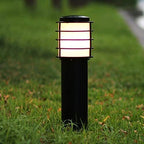 Outdoor Waterproof Bollard Light IP65 LED Pathway Lamp E27 Post Lighting for Garden, Landscape, Patio Driveway Lighting, Durable Aluminum Post, Black Finish - Image 3