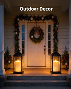 10" x 5" Large Outdoor Candles with Timer Waterproof Flickering Candles - Image 6