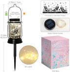 kyoryuger Bearded Dragon Gifts for Women/Men Bearded Dragon Solar Lanterns Mom Birthday Animal Lovers Lantern Animal Memorial Lights Solar Garden Decoration for Yard, Patio,Backyard,Porch Torches - Image 5