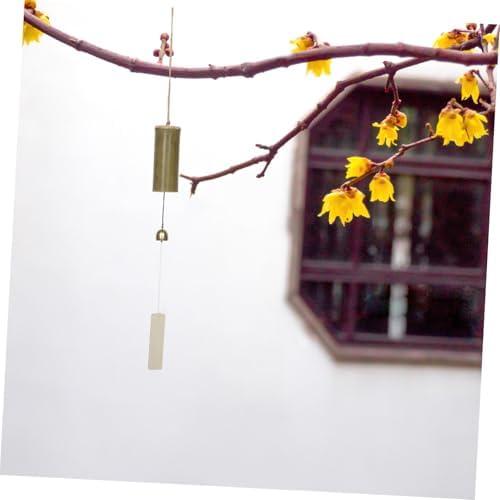 Bamboo Wind Chime Decoration, Traditional Green Outdoor Hanging - Image 4