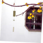 Bamboo Wind Chime Decoration, Traditional Green Outdoor Hanging - Image 4