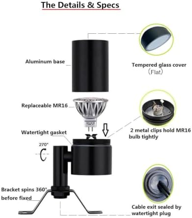 Arrownine Low Voltage Landscape Lighting Down Up Lights Outdoor Moonlights - Image 5