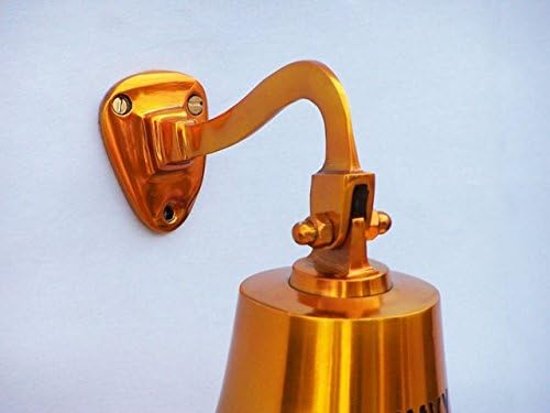 Hampton Nautical BL-2019-7BR-T Brass Plated Titanic Ship's Bell 9" - Nautical Decor - Nautical Home Decoration - Image 4