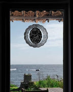 12 Inch Thanksgiving Fall Wind Spinner for Yard and Garden, Autumn Pumpkin Leaves Lines Black Hanging Ornaments Outdoor 3D Kinetic Wind Sculpture Spinners Indoor Outdoor Patio Décor Ornaments Gift - Image 6