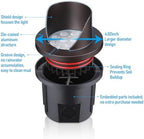 LEONLITE 6-Pack Dia.4 Inch 5CCT Well Lights Shielded Top Oil Rubbed Bronze - Image 4