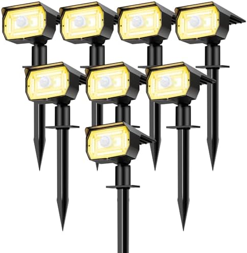 nipify Solar Lights Outdoor Waterproof, Motion Sensor Spot Landscape Light by Nipify