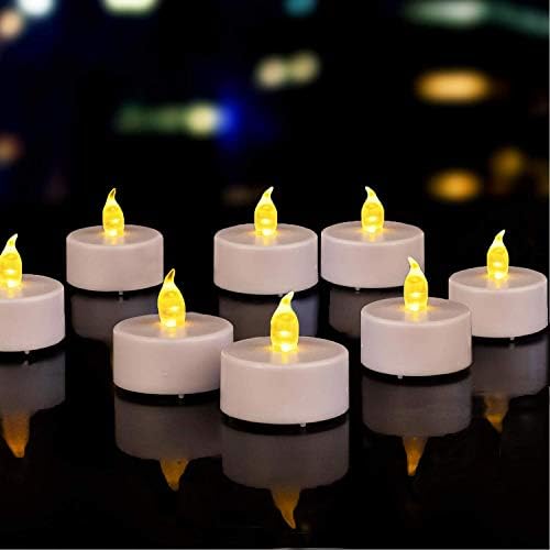 Nancia LED Tea Lights Battery Operated Flameless Candles 150PACK Warmyellow by NanciaFlamelesscandles