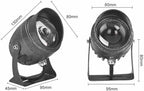 10w Led Floodlight - Ip65 Waterproof Outdoor Spotlight, Long Range Rotating Beam, Ideal for Landscape Lighting, Architecture, and Wall Washing Yellow A-(AC85-265V) - Image 3
