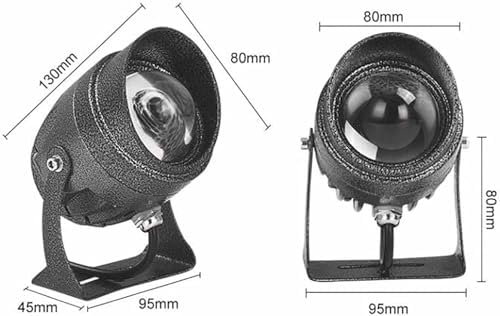10w Led Floodlight - Ip65 Waterproof Outdoor Spotlight, Long Range Rotating Beam, Ideal for Landscape Lighting, Architecture, and Wall Washing White A-(AC85-265V) - Image 3