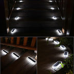 Solar Powered Driveway Lights, 4 Pack Solar Dock Deck Lights Outdoor-White - Image 6