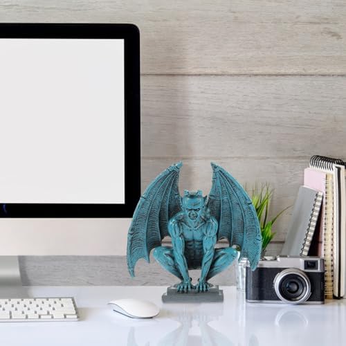 Gothic Resin Gargoyle Figurine for Garden Halloween Outdoor Decor - Image 6