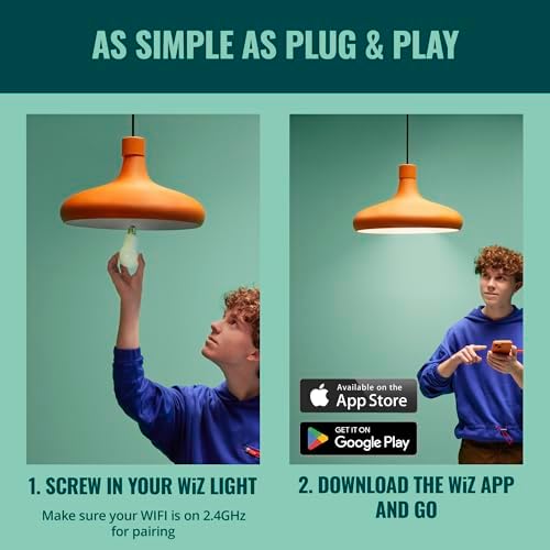WiZ Connected 120W PAR38 LED Smart Light Bulbs - 3 Pack - Connects to Your Wi-Fi - E26 Smart Bulb - Control with Voice or App + Activate with Motion - Matter Compatible - Image 4