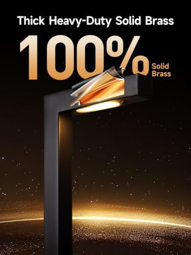 Gardenreet Brass Low Voltage L-Shaped Path Light, Black, G4, 2700K, 4Pack - Image 5