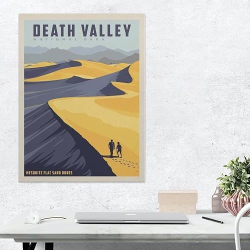 Sand Dunes Vintage Travel Poster，Retro Metal Tin Sign Vintage Sign For Home Coffee Wall Decor(15x30cm）6x12 inch-AJ86 - Image 3