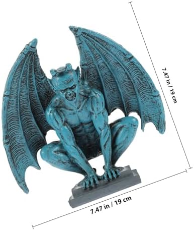 Gothic Resin Gargoyle Figurine for Garden Halloween Outdoor Decor - Image 2