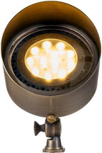 VOLT 12V Brass Flood Light & 9W 2700K PAR36 LED Bulb (900 Lumens) - Image 2