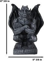 Ebros Winged Watchman Gothic Troll Gargoyle Statue Night Sentry Guardian Gargoyle Decorative Figurine 6.5" Tall - Image 2
