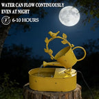Metal Solar Water Fountain with Backup Battery, Solar Bird Bath Fountain - Image 3