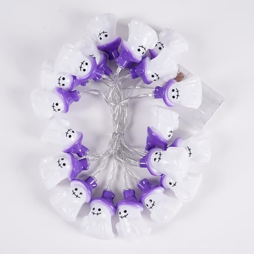 CAKERS Creative Halloween Fairy Lights|Warm White Light Novelty String Lights|Led Hanging Copper Wire Lights|Night Lamps for Party Home Office Decor,C,1.5m(4.9ft)-10LED-USB - Image 2