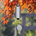 Woodstock Chimes Heroic Windbell Wind Chime for Outside 24" Medium Silver,Deep Tone Sound, Outdoor Decor for Patio, Porch, Garden HWMY - Image 2