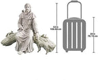 Design Toscano KY1390 In Nature's Sanctuary Francis of Assisi Religious Garden Statue, 49 inches wide, 37 inches tall, Handcast Polyresin, Antique Stone Finish - Image 3