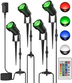 HBN RGBW Halloween Christmas Spot Lights Outdoor Spotlight with Remote by HBN
