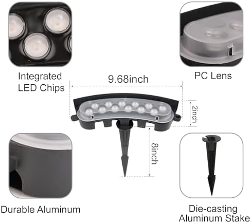 12V Hard Wired Low Voltage Flood Lights Outdoor for Christmas - Image 6
