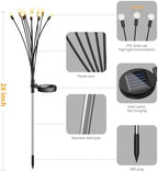 Outdoor Solar Lights Waterproof (8 Pack, 80 LED), Fairy Garden Decor, Fairy Tale Courtyard Decor, Firefly Lights, Solar Garden Lights, Solar Landscape Lights, Gifts for Women Who Have Everything - Image 3