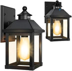 Auzev Solar Sconce Lights Outdoor Wall Mount Solar Porch Light Exterior by Auzev