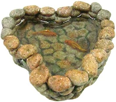 TG,LLC Treasure Gurus Miniature Fairy Garden Stone Rock Koi Fish Pond Landscape Ornament Dollhouse Outdoor Decor - Image 3