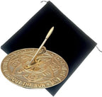 Solid Brass Sundial Clock with Black Velvet Case – Polished Garden Decor Gift for Outdoor Patio, Yard & Nature Lovers Gift for Men, Women & Collectors - Image 3