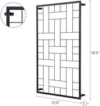 MyGift Large Geometric Metal Wall Trellis for Climbing Plants & Vines - Image 5