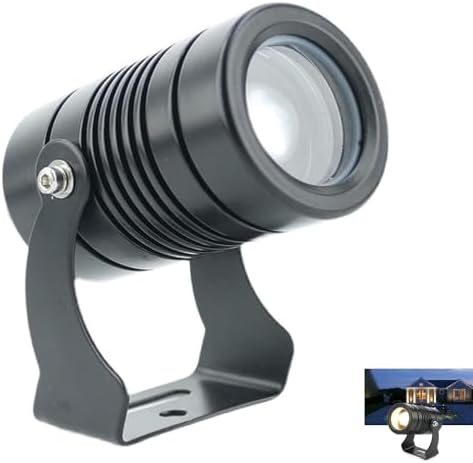LED Beam Spotlight - Outdoor Landscape Lamp, IP67 Waterproof LED Landscape Lights, Rotation Spotlight, LED Beam Wall Washer Spotlights Long Throw Narrow Beam, For Building Exterior Wall(Blue) by Unknown