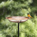 Good Directions BBG18 Copper Bird Bath, Includes Garden Pole, 18” Diameter Basin, Polished Copper - Image 5