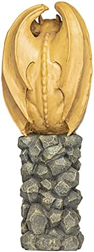 Design Toscano NG33967 Trystan, Gargoyle Sentry of the Night Sculpture,two tone stone - Image 4
