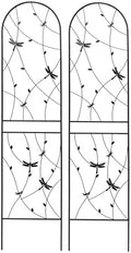 Garden Trellis for Climbing Plants Outdoor, 2-Pack 86" Metal Rustproof by Unknown