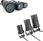 LED Beam Spotlight, 3-10W Outdoor Spotlights, LED Beam Spotlight, Building Exterior Wall Projector Light, Narrow Beam Spotlight, Remote Illumination Spotlight(Blue Light,5W-(DC12C)) - Image 6