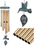 Sympathy Wind Chimes for Outside Deep Tone, Memorial for Loss of Loved One Prime, Bereavement Condolence Remembrance Funeral Gifts for Grieving Friends Loss of Mother Father by Synhonty
