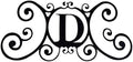 Large 24" Last Name Art Wall Decor,Family Name Plaque Wall Decoration,Last Name Sign Rustic,Metal Wall Decoration,Wrought Iron Hanging Art,Initial Decor,Monograms,Home Front Door Outdoor Fence Decor by Unknown