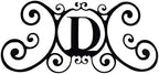 Large 24" Last Name Art Wall Decor,Family Name Plaque Wall Decoration,Last Name Sign Rustic,Metal Wall Decoration,Wrought Iron Hanging Art,Initial Decor,Monograms,Home Front Door Outdoor Fence Decor by Unknown