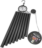 Sympathy Wind Chimes, Personalized Name Sympathy Gifts, Colorful Flower Butterfly Memorial Wind Chime for Loss of Loved Dad/Mom, Black Wind Chimes for Condolences - Image 3
