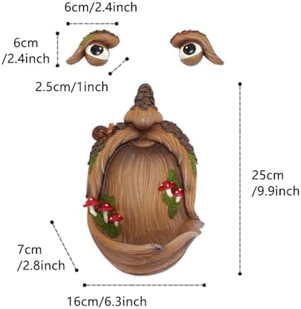 Resin Tree Face Outdoor Garden Yard Decoration - Image 2