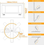 MELPO LED Flood Light Outdoor 30W, 300W Equivalent RGB Landscape Lighting - Image 7