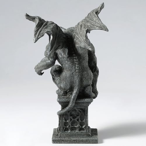 Veronese Design 7 1/2 Winged Gargoyle Kneeling on One Knee Gothic Statue Home Decor Halloween Horror Collectible - Image 3