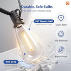 addlon 100FT Outdoor String Lights ST38 LED with APP Control Waterproof - Image 5